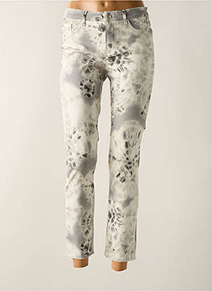 Pantalon slim stretch taille normale gris STARK femme