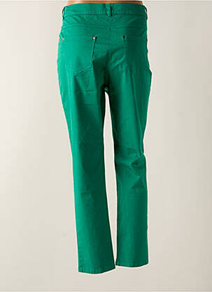Pantalon slim stretch taille normale vert GUY DUBOUIS femme