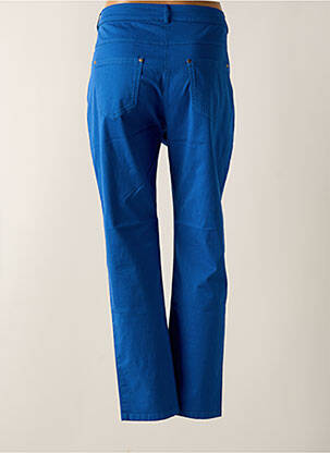 Pantalon slim stretch taille normale bleu GUY DUBOUIS femme