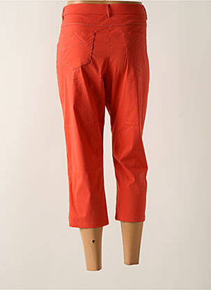 Pantacourt stretch taille normale orange GUY DUBOUIS femme