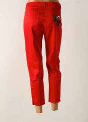 Pantalon 7/8 rouge ABSOLU pour femme seconde vue