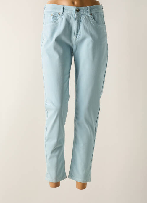 Pantalon slim taille normale taille normale bleu JENSEN femme