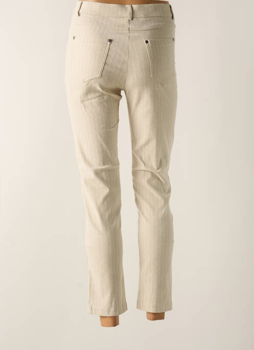 Pantalon 7/8 beige MERI & ESCA pour femme