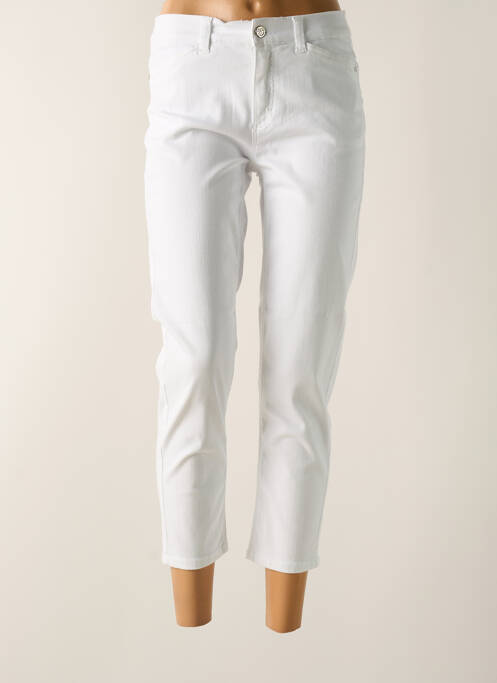 Pantalon 7/8 blanc ANNA MONTANA pour femme