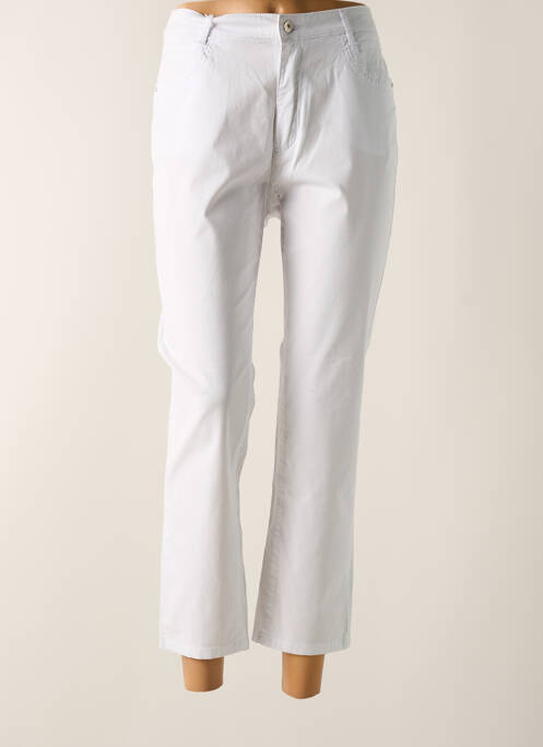 Pantalon 7/8 blanc I.QUING pour femme