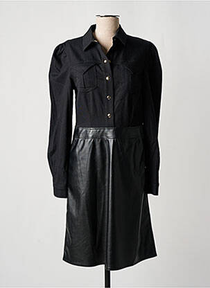 Robe mi-longue manches longues manches longues noir LOLITAS & LOLOS femme
