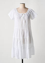 Robe mi-longue blanc COULEURS DU SUD pour femme seconde vue