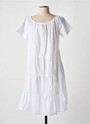Robe mi-longue blanc COULEURS DU SUD pour femme seconde vue