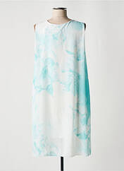 Robe mi-longue bleu COULEURS DU TEMPS pour femme seconde vue