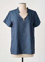 Blouse bleu UNICA PLUS pour femme seconde vue