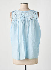 Top bleu COULEURS DU TEMPS pour femme seconde vue
