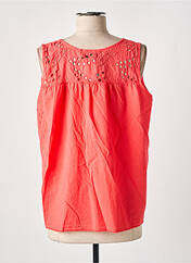 Top rouge COULEURS DU TEMPS pour femme seconde vue