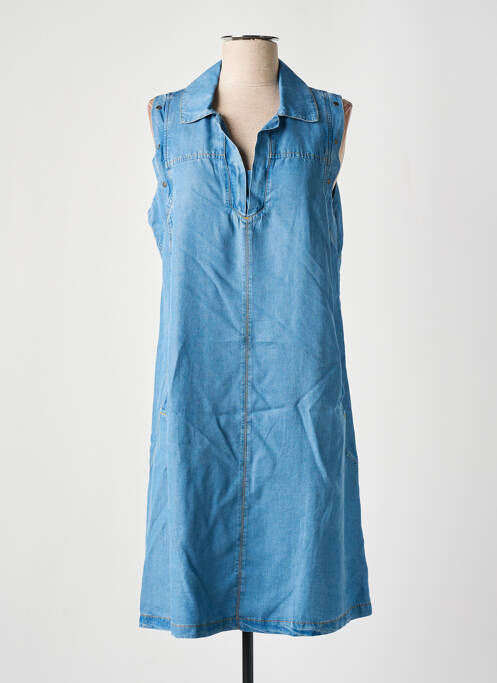 Robe mi-longue bleu MERI & ESCA pour femme