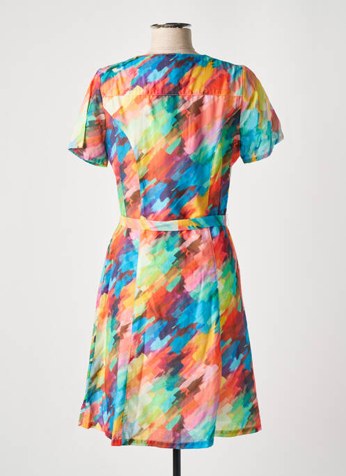 Robe mi-longue orange GUY DUBOUIS pour femme