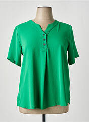 Blouse vert PLURIELLES pour femme seconde vue