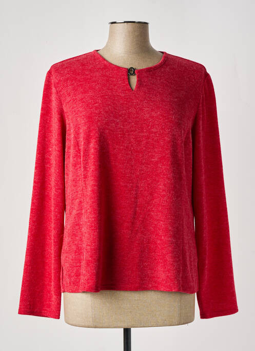 Pull rouge GEVANA pour femme