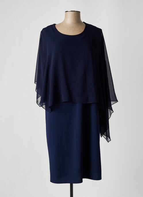 Robe mi-longue bleu UNICA PLUS pour femme