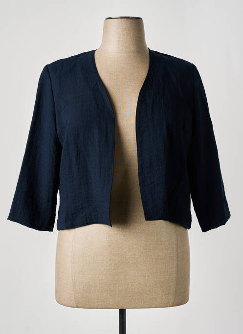 Veste chic bleu GEVANA pour femme