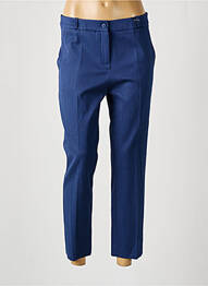 Pantalon 7/8 stretch taille normale bleu ESTEL COLLECTION femme