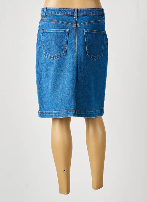 Jupe mi-longue bleu GEVANA pour femme