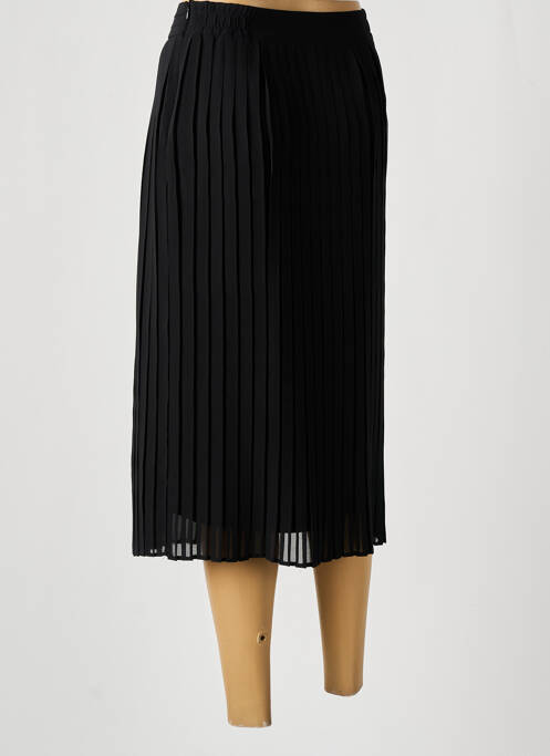 Jupe mi-longue noir GUY DUBOUIS pour femme