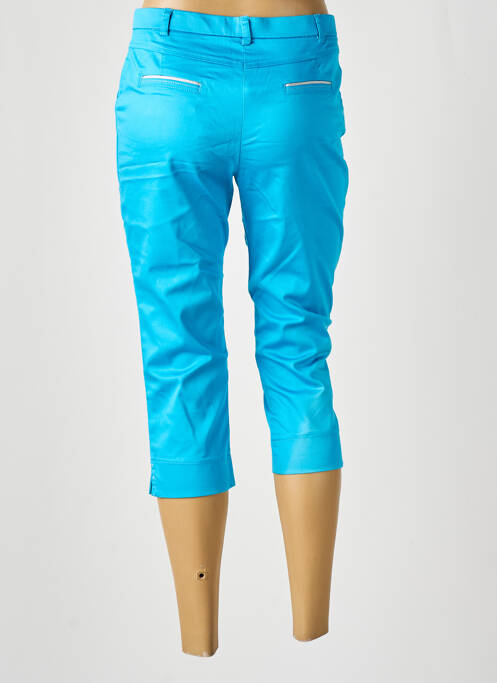 Pantacourt bleu fonce CHRISTINE LAURE femme