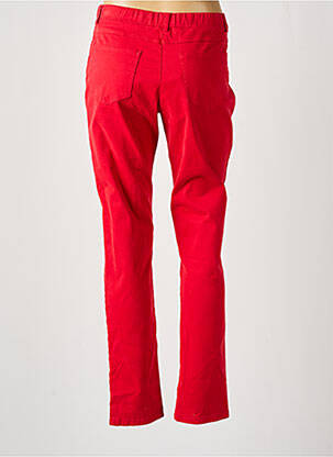 Jegging tissage popeline taille normale rouge MERI & ESCA femme