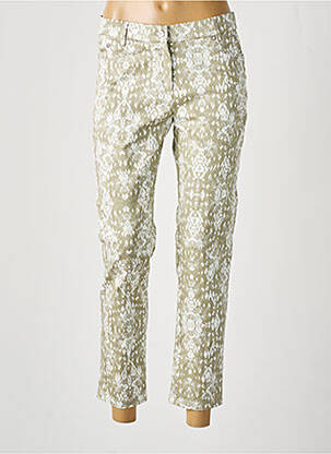 Pantalon 7/8 stretch taille normale vert MERI & ESCA femme