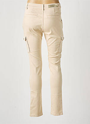 Pantalon cargo poches taille normale beige JULIE GUERLANDE femme