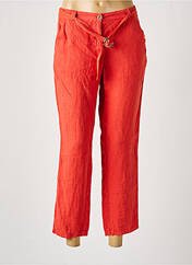 Pantalon 7/8 rouge DIPLODOCUS pour femme seconde vue