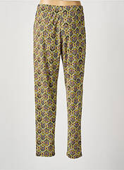 Pantalon droit vert GEVANA pour femme seconde vue