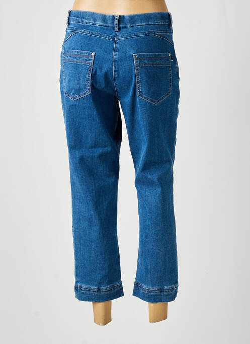 Jeans coupe droite bleu CHRISTINE LAURE pour femme