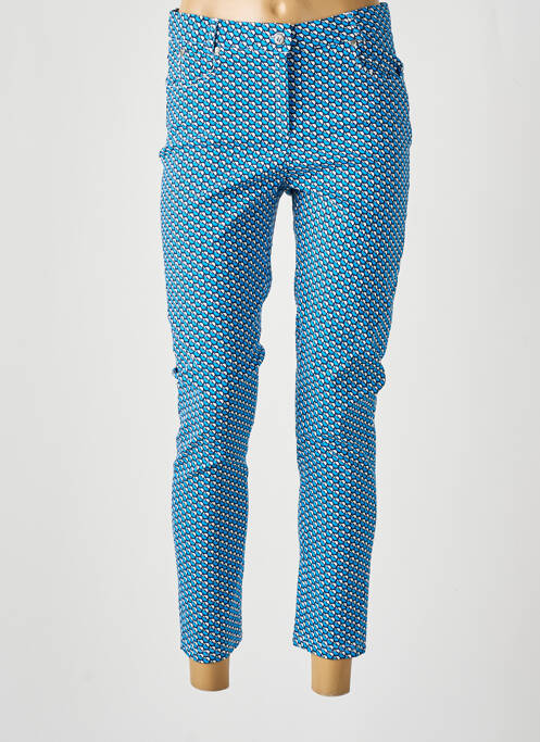 Pantalon 7/8 bleu GUY DUBOUIS pour femme