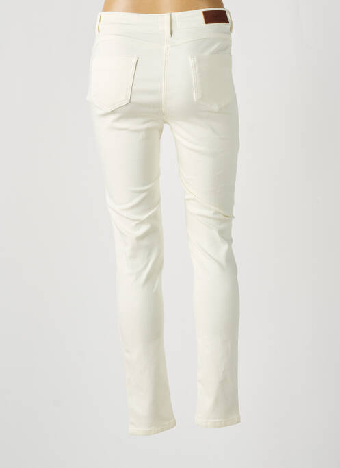 Pantalon slim beige JULIE GUERLANDE pour femme
