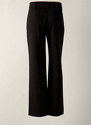 Pantalon droit fermeture zippée sous rabat boutonné noir GREGORY PAT femme