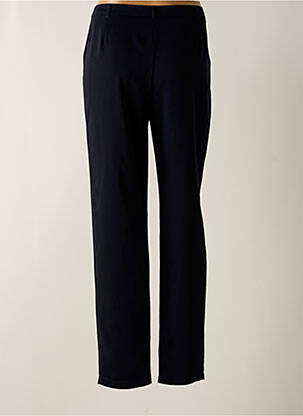Pantalon droit tissage crêpe taille normale noir CHRISTINE LAURE femme