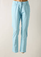 Pantalon 7/8 bleu CHRISTINE LAURE pour femme seconde vue