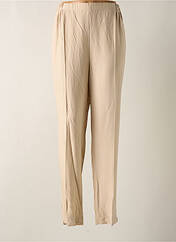 Pantalon slim beige GEVANA pour femme seconde vue