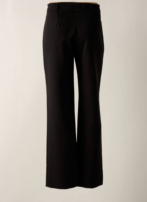Pantalon droit fermeture zippée sous rabat boutonné noir GREGORY PAT femme