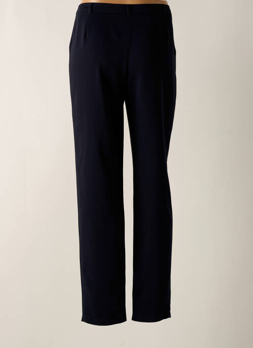 Pantalon droit tissage crêpe taille normale noir CHRISTINE LAURE femme