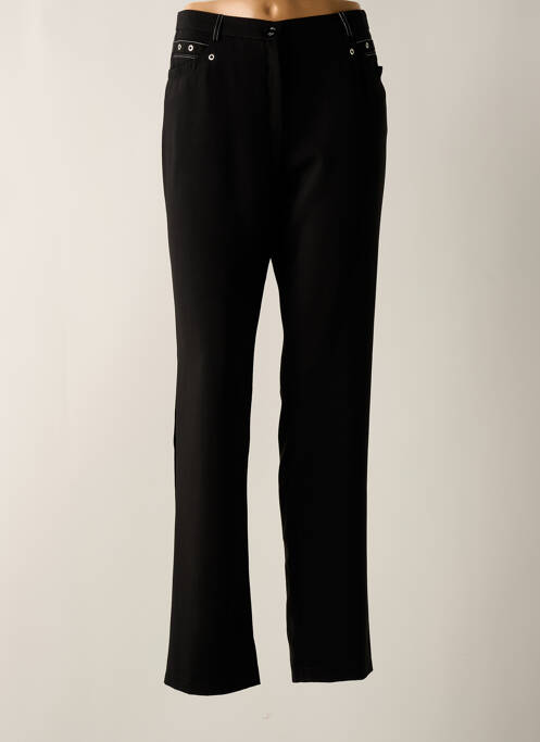 Pantalon droit noir CHRISTINE LAURE pour femme