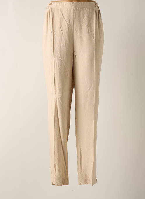 Pantalon slim beige GEVANA pour femme