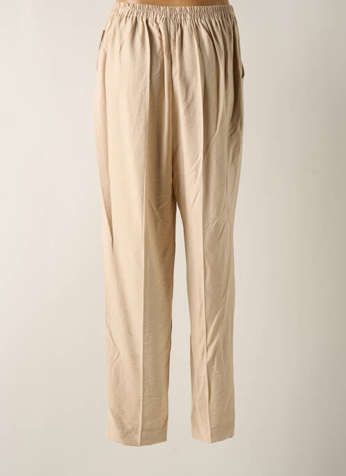 Pantalon slim beige GEVANA pour femme