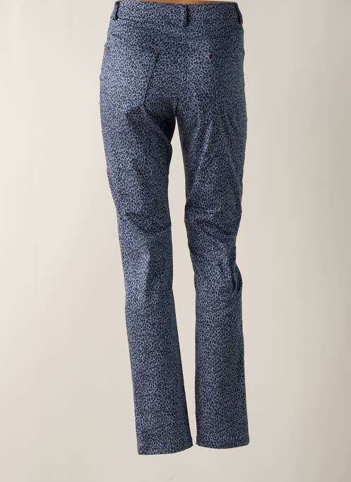 Pantalon slim bleu GUY DUBOUIS pour femme