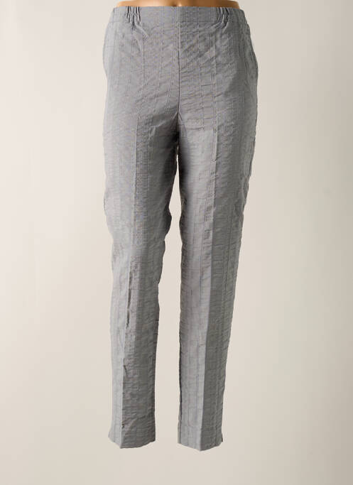 Pantalon slim gris GEVANA pour femme