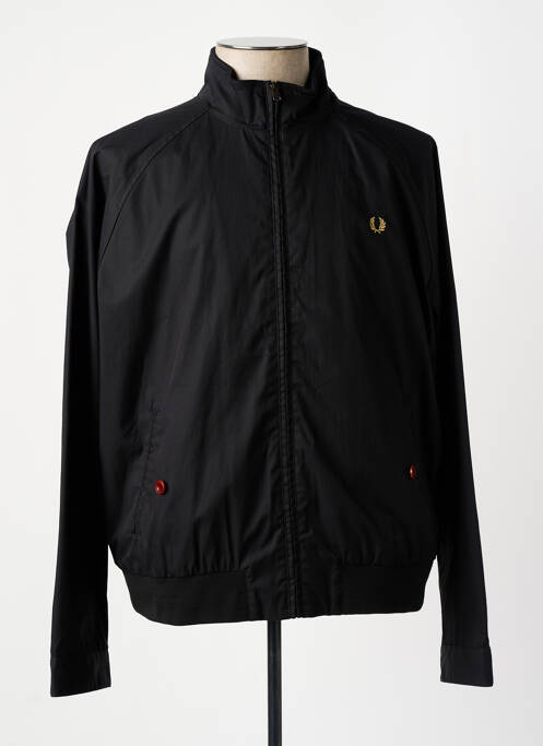 Blouson noir FRED PERRY pour homme