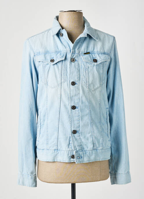 Veste casual bleu RAW-7 pour homme