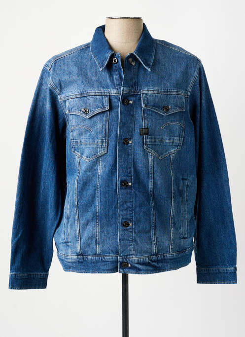 Veste casual bleu RAW-7 pour homme