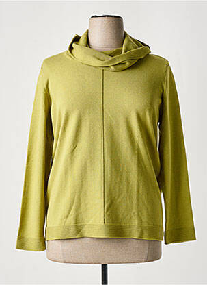 Pull col roulé vert BARBARA LEBEK pour femme