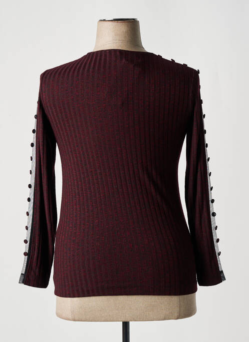 T-shirt manches longues manches longues rouge MERI & ESCA femme